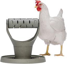 Actual product image Beeztees Feeding Station Chickens Play and Snack Tower, Grey