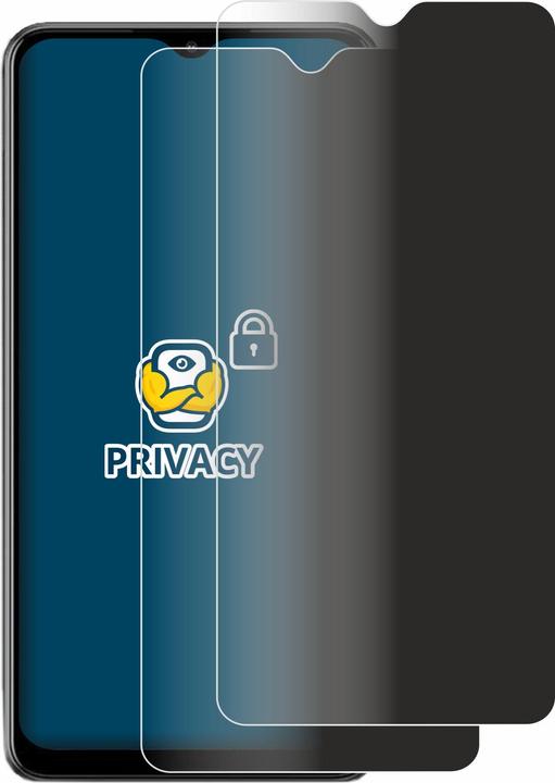 Actual product image BROTECT Anti-spy privacy film Blue light protection film (2 Piece, Samsung Galaxy M12)