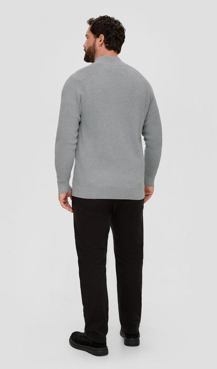 Produktbild s.Oliver Strickpullover Feinstrickpullover aus Baumwolle (XXL)