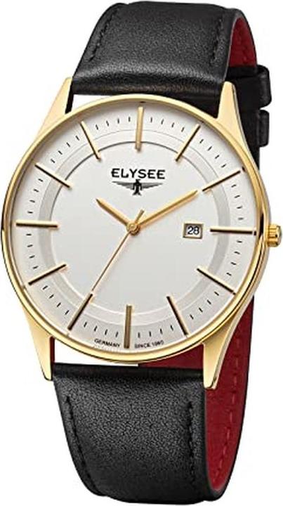 Elysee Diomedes II Quartz, Sapphire Coating, 5 ATM, Leather Strap