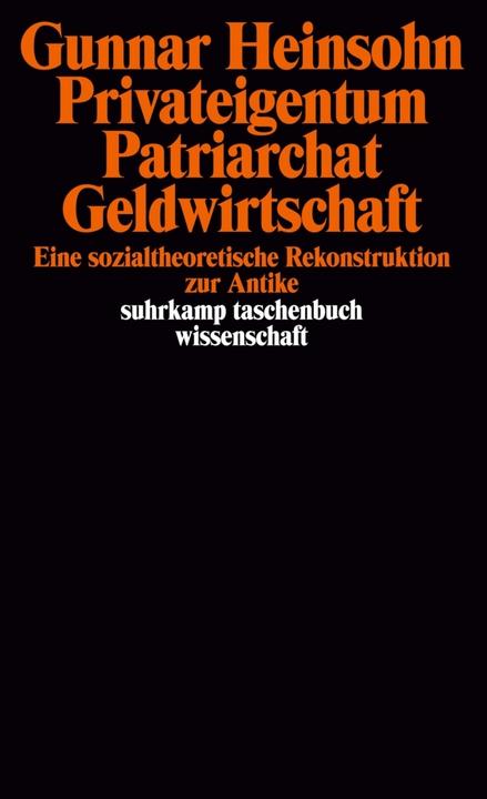 Produktbild Privateigentum, Patriarchat, Geldwirtschaft (Deutsch, Gunnar Heinsohn, 1984)
