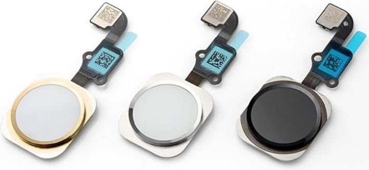 Actual product image Foxconn iPhone 6S Plus Home Button Flex Cable + Home Button Rubber Ring gold (IPhone 6S Plus)