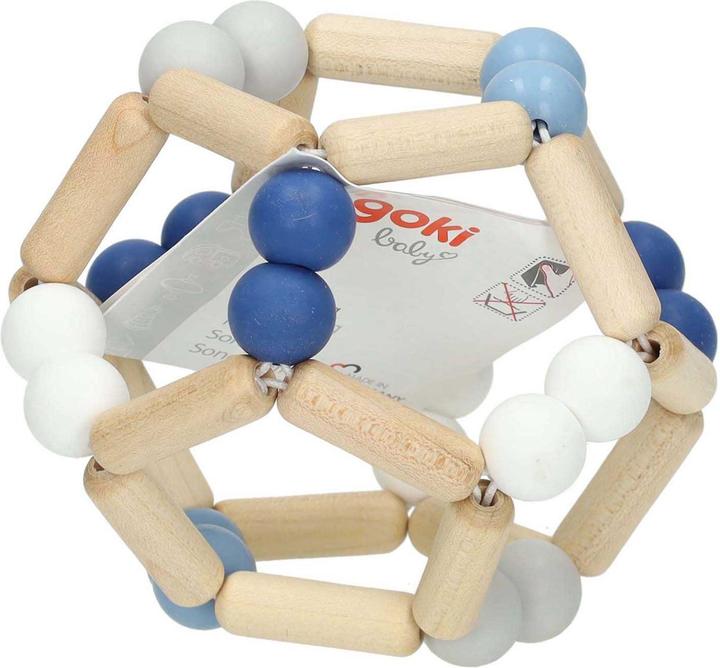 Goki Greifling Elastik Ball, blau