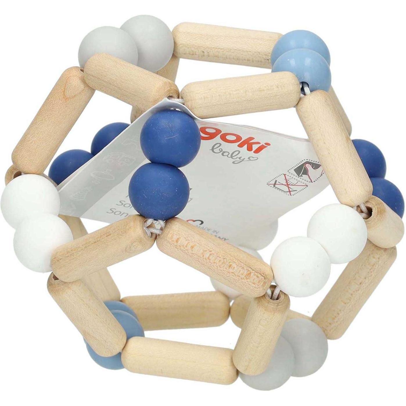 Goki Greifling Elastik Ball, blau (65345)