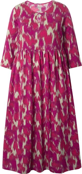 Produktbild Ulla Popken Jersey-Maxikleid, A-Linie, Rundhals, 3/4-Arm (68)