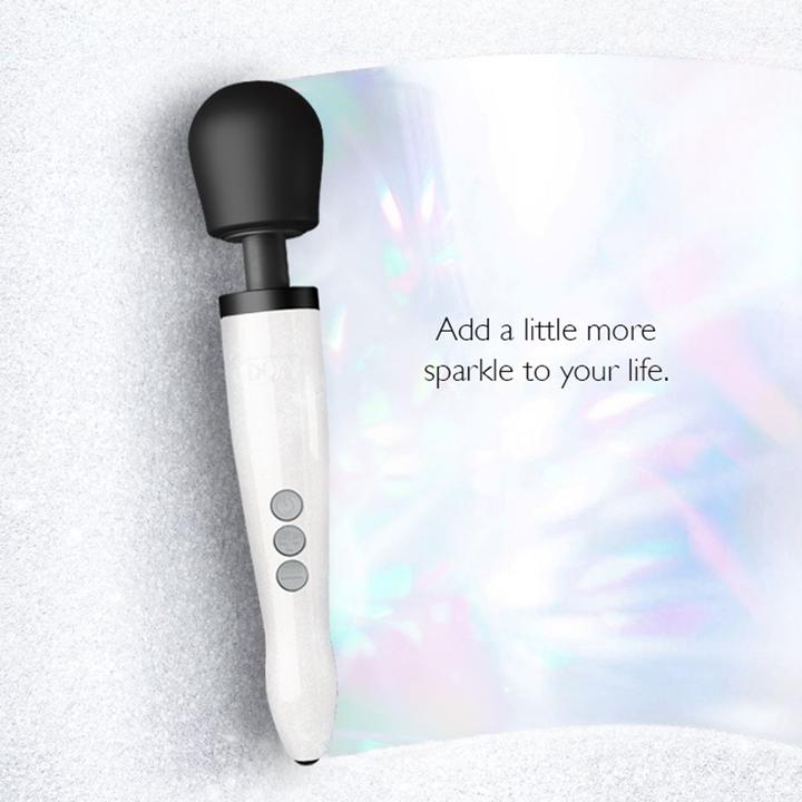 Produktbild Doxy Die Cast R Wiederaufladbarer Wandmassager Stardust Weiss