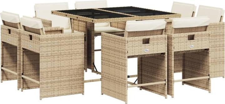 Produktbild vidaXL Garten Essgruppe (110 x 106 x 73 cm)