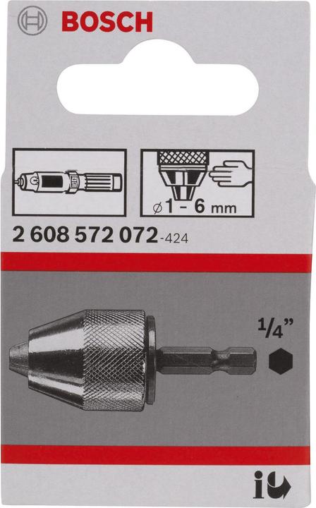 Image du produit Bosch Professional Zubehör quick-action drill chuck jusqu'à 6 m