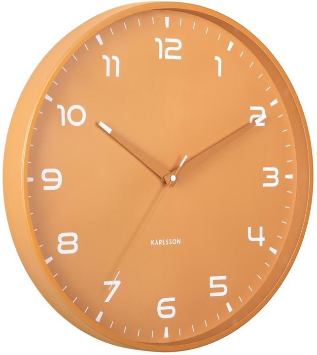 Karlsson KA5658BK Orologio Da Parete Sensu – Design Moderno In Acciaio Nero – Diametro 50 Cm – Silenzioso E Minimal - 2