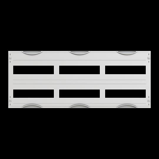Striebel & John, Verteilerschrank Zubehör, STR AS32 Abdeckung 300x750mm m.Schlitz