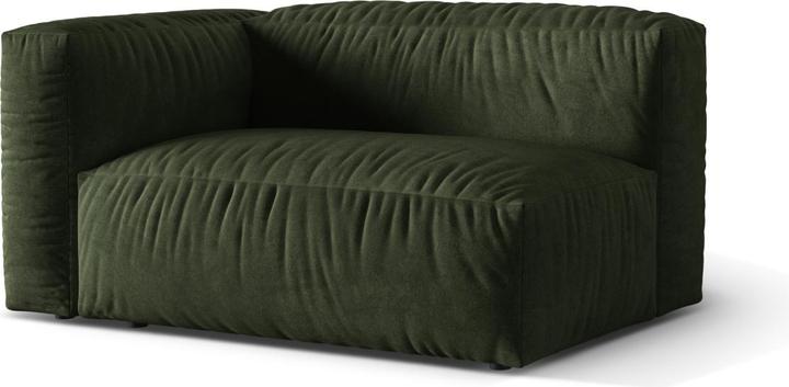 Image du produit Micadoni Chauffeuse Gauche, "Martina", 1 Place, 160x106x75 Fabriqué en Europe (Canapé modulaire, 1 place)