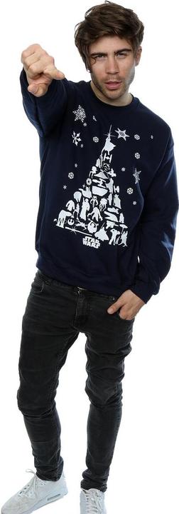 Immagine prodotto Star Wars Christmas Tree Felpa Uomo (XL)
