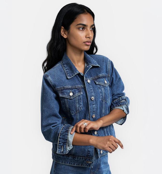 Actual product image La Redoute Collections Iconic denim jacket (34)