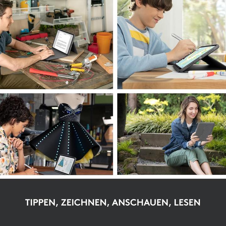 Immagine prodotto Logitech Rugged Folio (Apple iPad 2022 (10a generazione), Apple iPad 2025 (11a generazione))