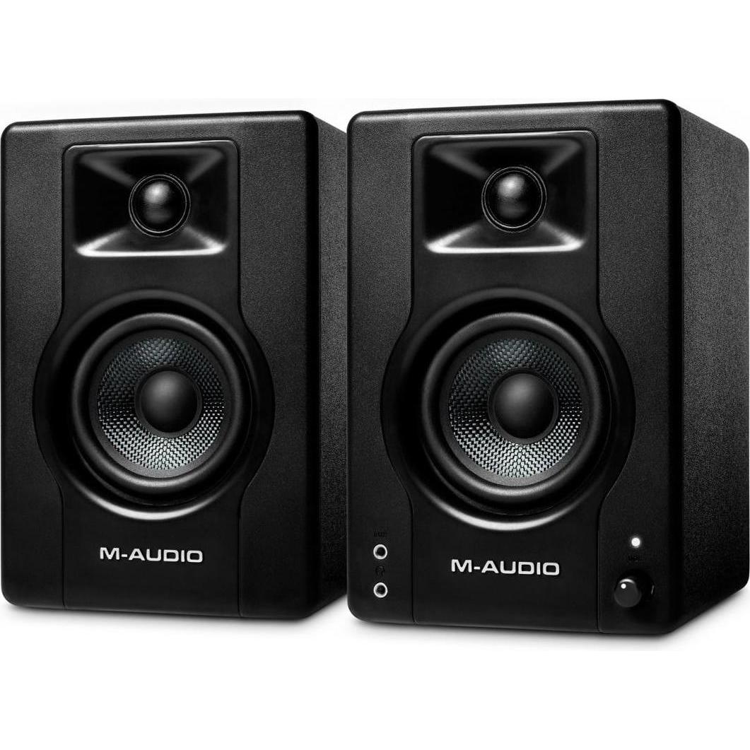M-Audio BX3 (Aktiv, Paar, 2x 25 W), Monitor Lautsprecher, Schwarz