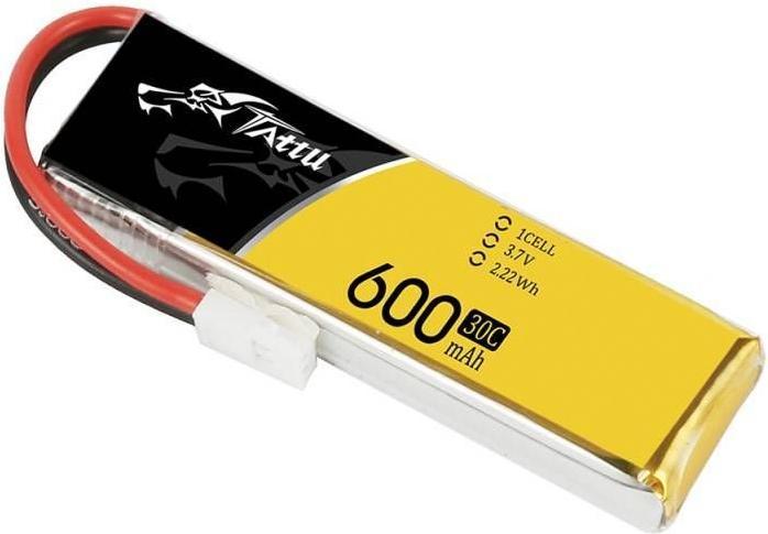 Produktbild Tattu RC-Akku LiPo 600 mAh 3.7 V 30C (3.70 V, 600 mAh)