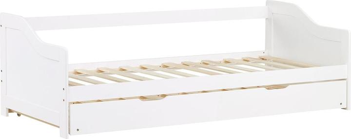 Image du produit Floki24 Lit d'enfant Lit fonctionnel Lit d'adolescent Lit gigogne Lit d'invité - blanc, 90 x 200 cm (90 x 200 cm)