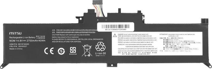Produktbild Mitsu LENOVO THINKPAD YOGA 260 2700mAh 14,8V