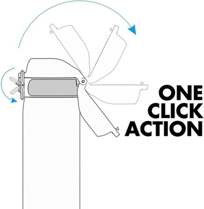 Productafbeelding ION8 Waterdichte, gemakkelijk te openen kinderfles met hygiënisch deksel en handvat (0.35 l)