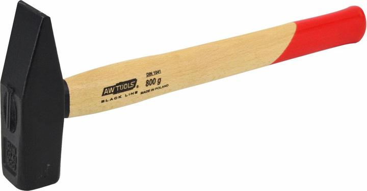 Actual product image Awtools Młotek ślusarski 0,8 kg Trzonek Drewniany Black Line (800 g)