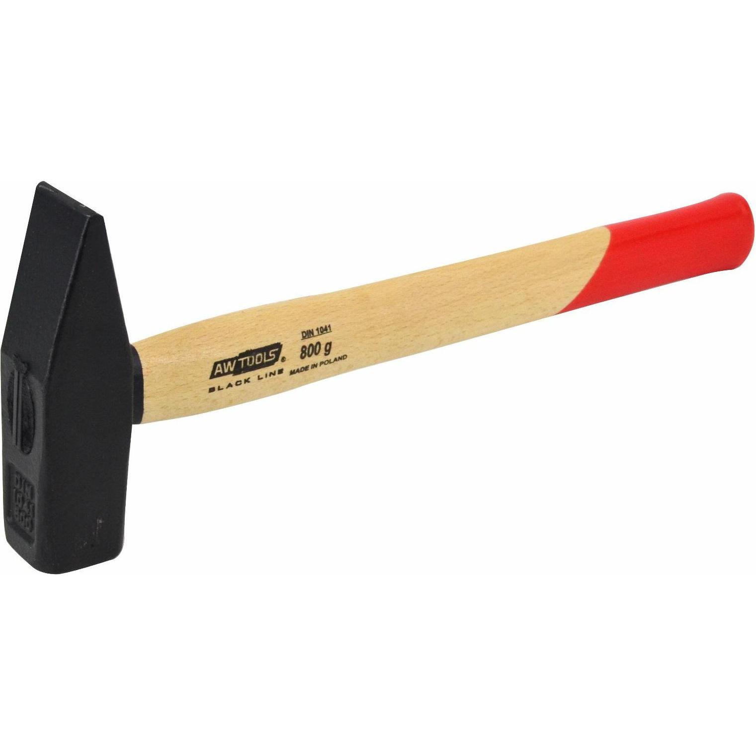 Awtools, Hammer, Młotek ślusarski 0,8 kg Trzonek Drewniany Black Line (800 g)