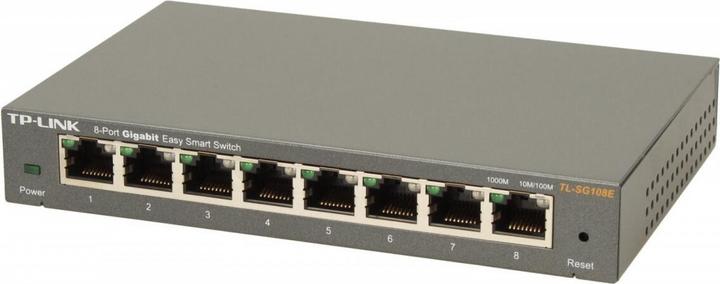 Actual product image TP-Link Tl-Sg108e (8 Ports)
