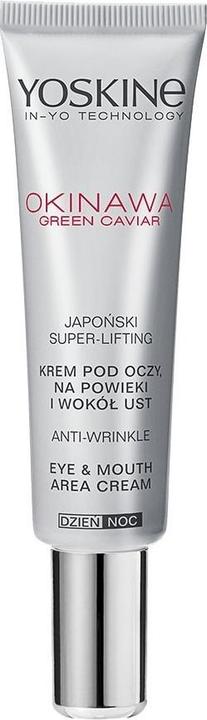 Yoskine Crème caviar vert d'Okinawa pour les yeux et les lèvres 15ml (Crème pour les yeux, 15 ml, Jour + nuit)