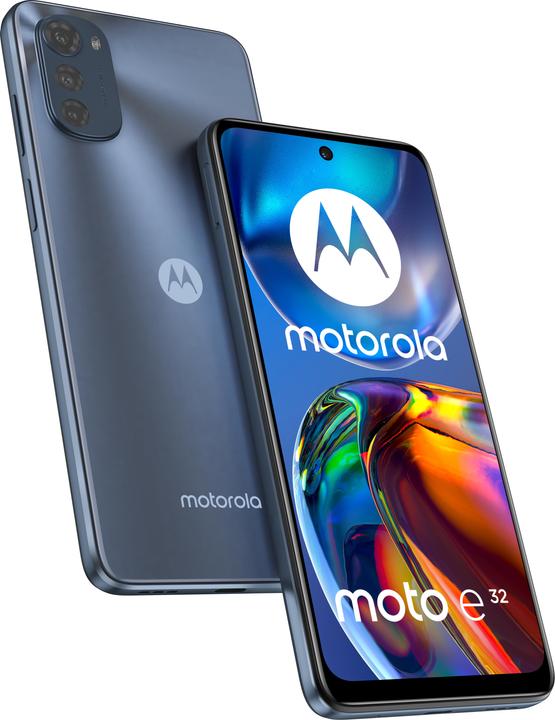 Produktbild Motorola moto e32 16,5 cm (6.5" ) Dual-SIM Android 11 4G USB Typ-C 4 GB 64 GB 5000 mAh Grau (64 GB, Slate Gray, Dual SIM)