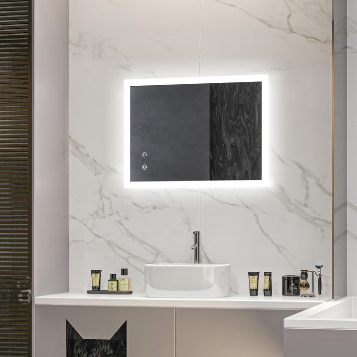 Produktbild Kleankin Badezimmerspiegel (80 x 3 x 60 cm)