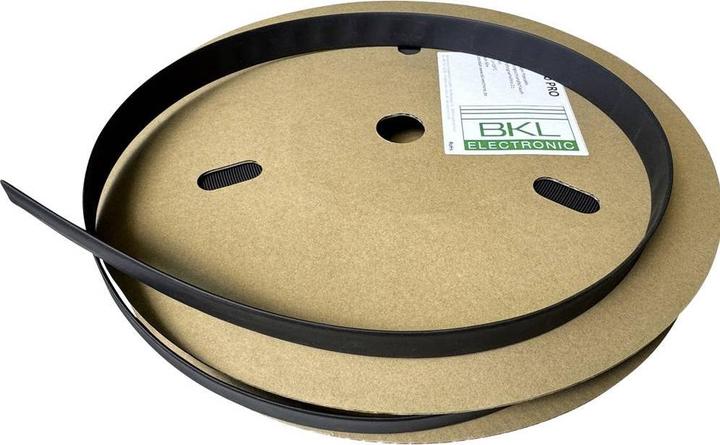 Produktbild BKL Electronic 074427 Schrumpfschlauch Schwarz 9 mm 3 mm Schrumpfrate:3:1 100 m