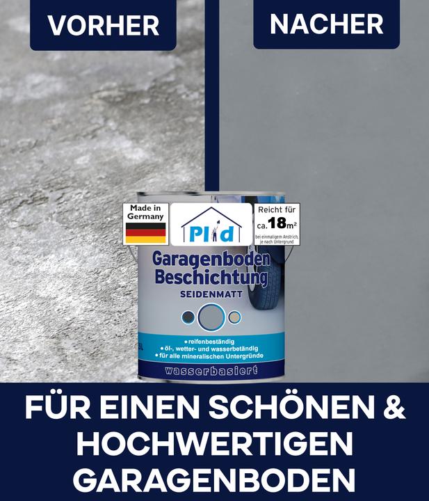 Actual product image Plid Garage floor coating 5L, for 36m² /floor coating concrete colour