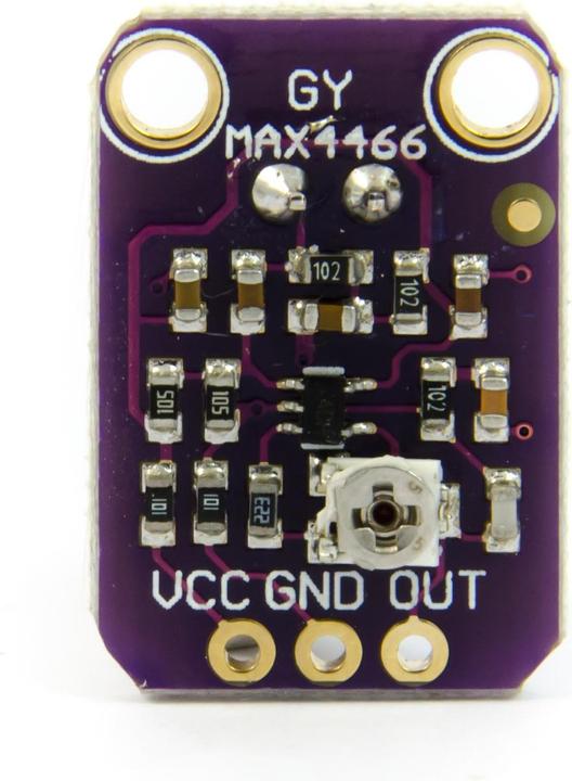 Actual product image Purecrea MAX4466 Microphone Amplifier Module with Potentiometer