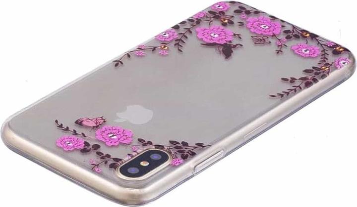 Produktbild Ueli Express iPhone XS / X Super Slim Gummi Hülle TPU Blumenbeet (Apple iPhone XS, Apple iPhone X)