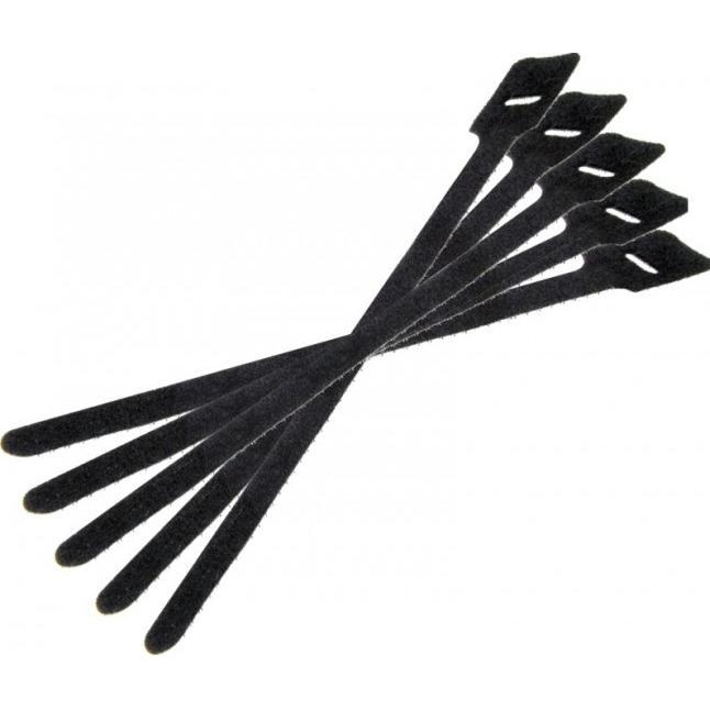 Thumbnail - Klotz, Kabelbinder, KKL225-1 Schwarz (Klettkabelbinder, 5 Stk.)