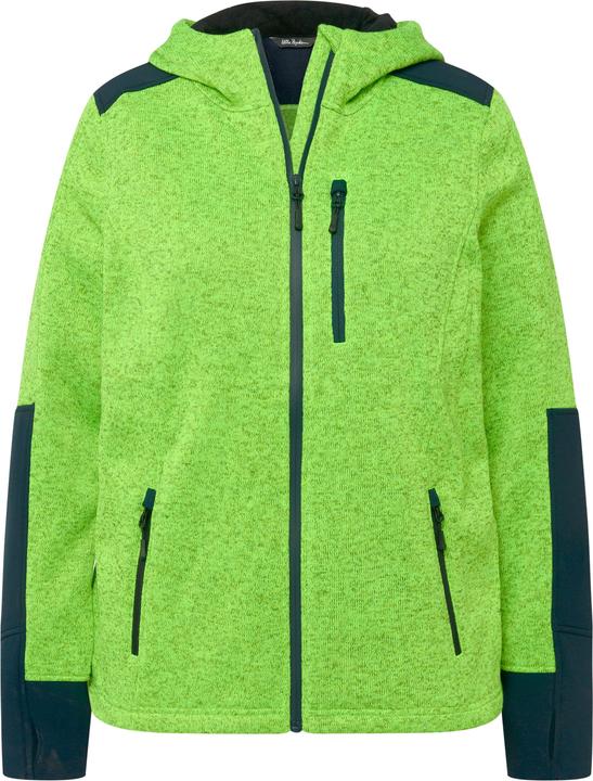 Produktbild Ulla Popken Fleecejacke, Reflektordruck, Kapuze, Daumenloch (50, 52)