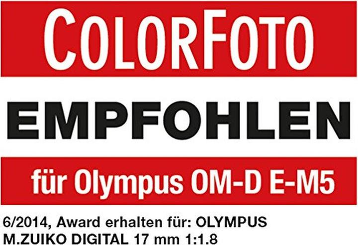Actual product image Olympus 17mm f/1.8 (Micro Four Thirds, Micro Four Thirds)