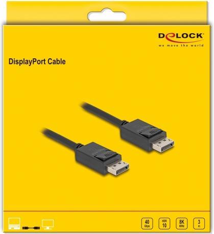 Image du produit Delock DisplayPort - DisplayPort (3 m, DisplayPort, 2.1)
