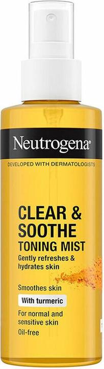 Actual product image Neutrogena Clear & Soothe Turmeric Face Mist 125ml (Face toner, 125 ml)