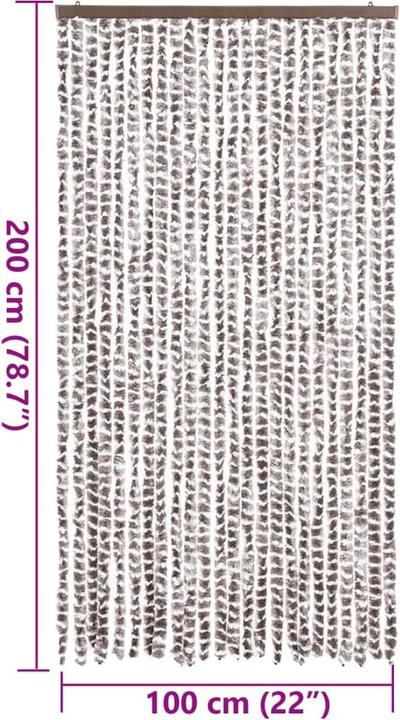 Produktbild vidaXL Fliegenvorhang (100 x 200 cm)