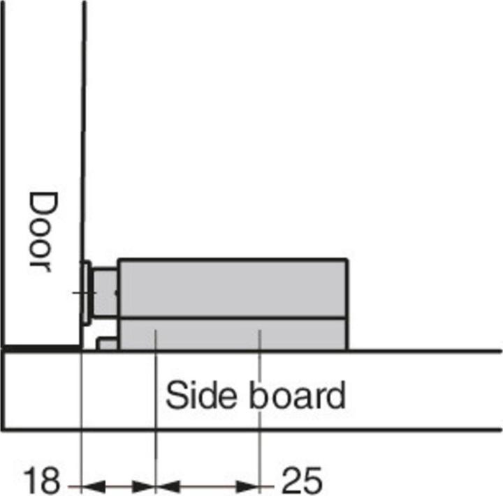 Produktbild Sugatsune Schwerlast Push-to-open Mechanismus