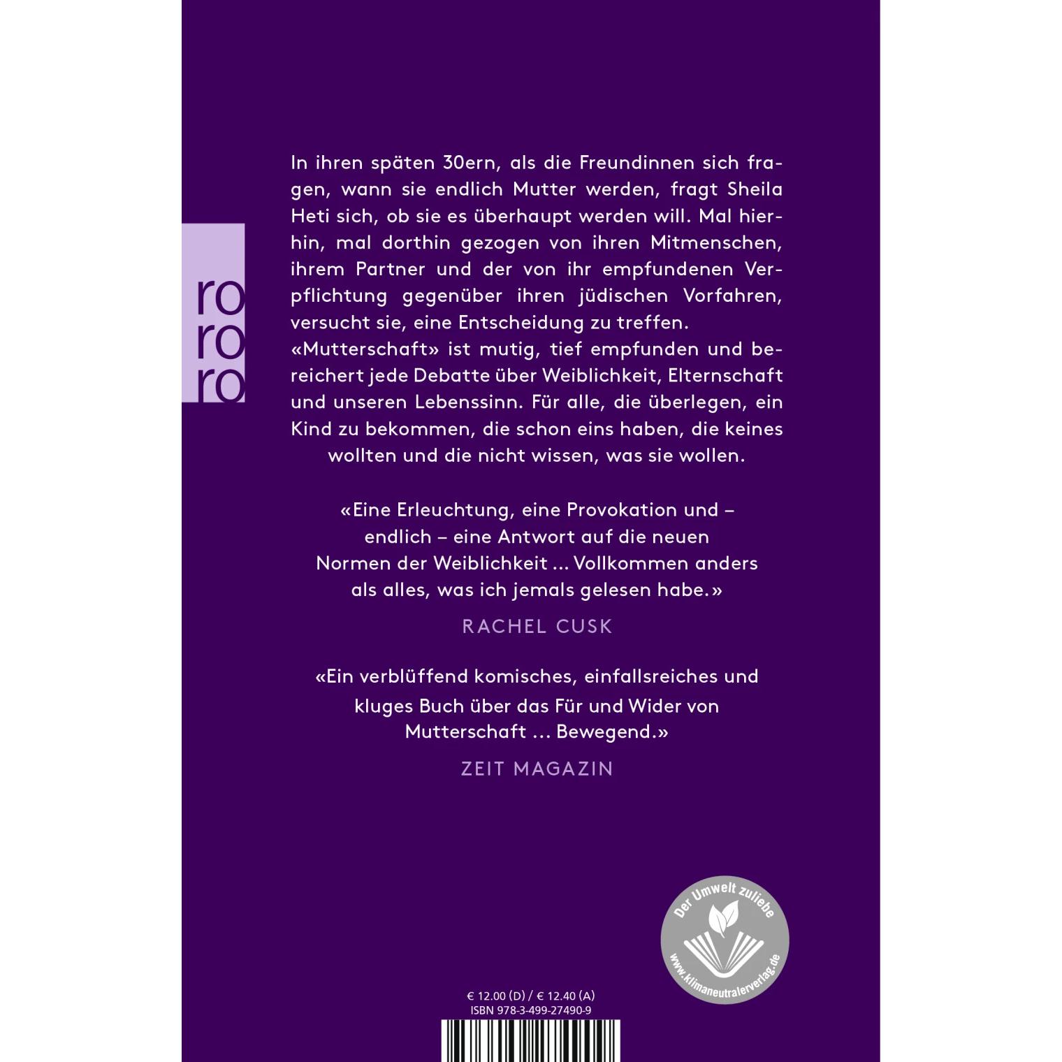 Thumbnail - Mutterschaft, Belletristik von Sheila Heti