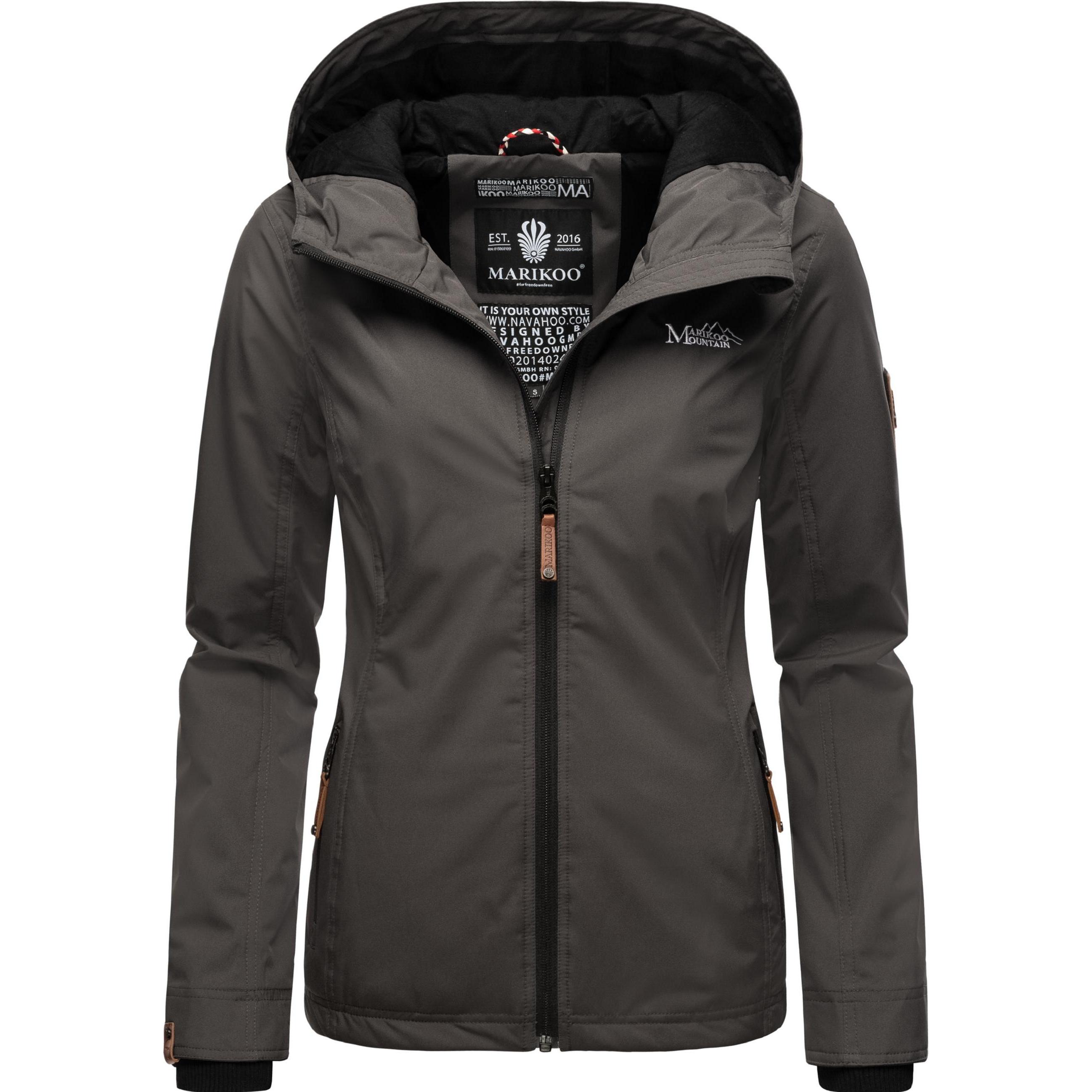 Marikoo, Damen, Jacke, Brombeere (3XL), Grau, 3XL