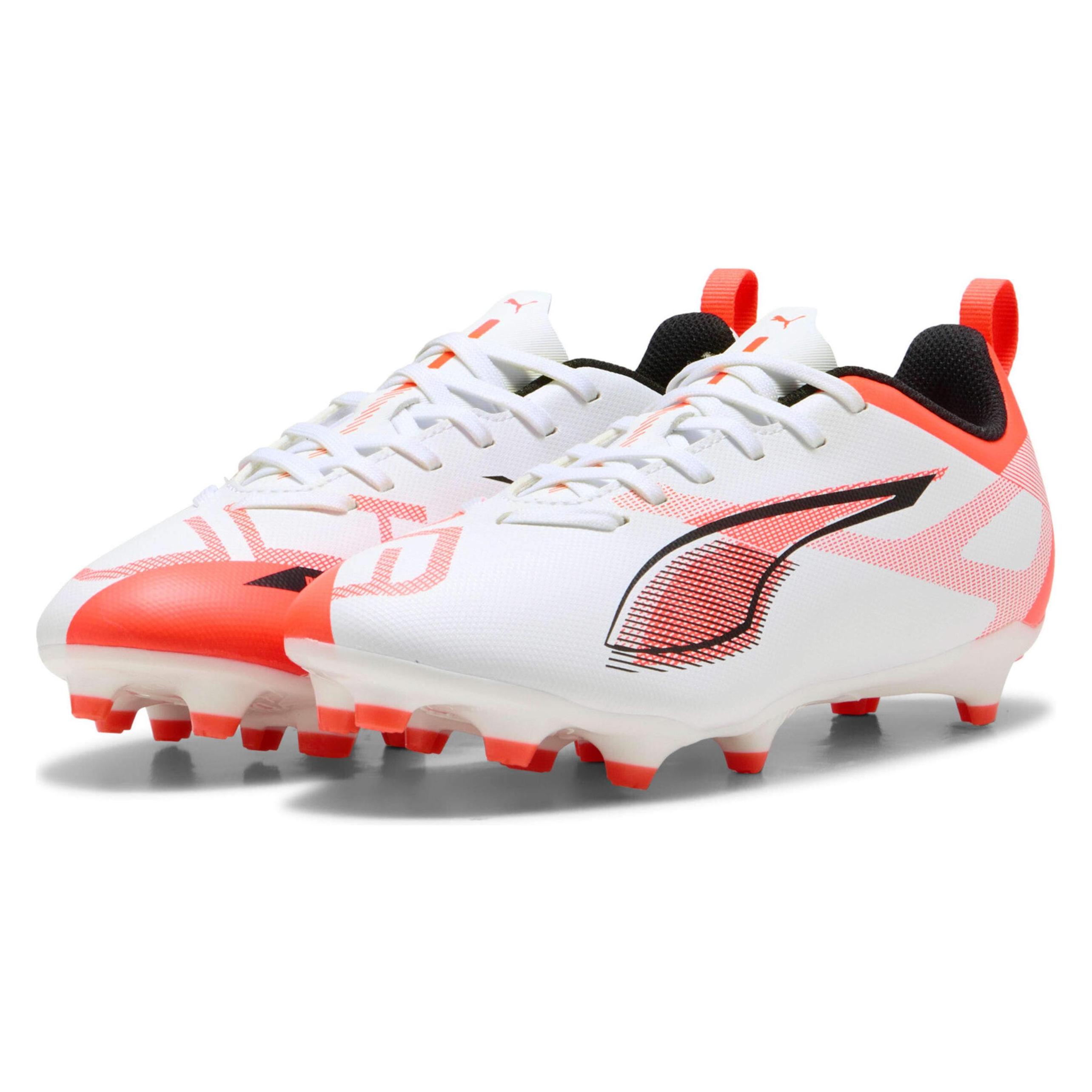Puma, Jongens, Voetbalschoenen, Ultra 5 Play Fg/Ag Jr (34), Wit