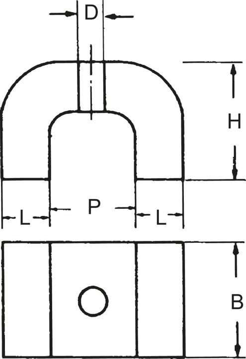 Produktbild Magni Hufeisenmagnet 45,0x30,0x30,0mm FORTIS (1 x)