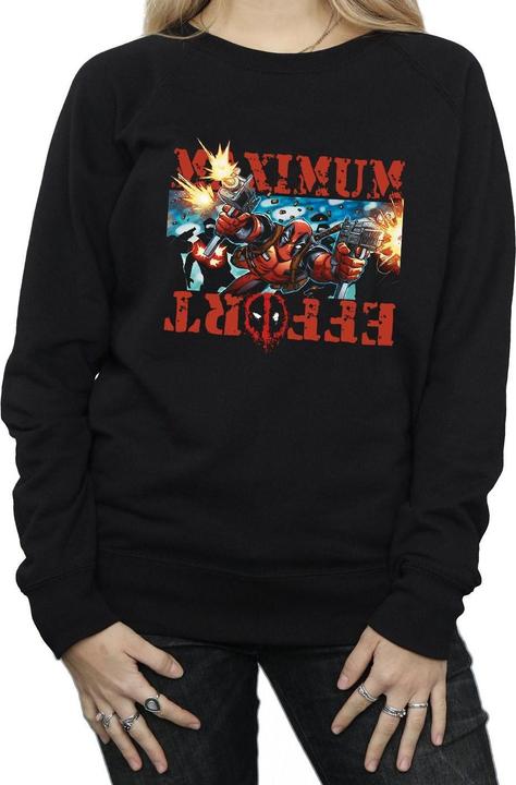 Image du produit - Sweat DEADPOOL MAXIMUM EFFORT - Femme (M)