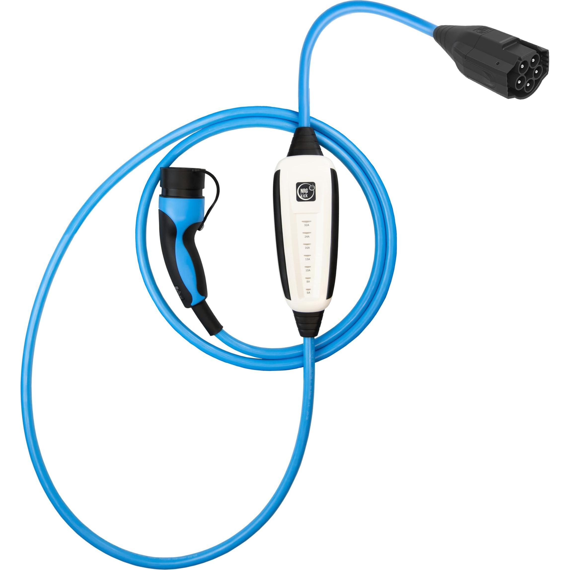NRGkick, Elektroauto Ladestation, 32A Pure für PV-Nutzer (Typ 2, 22 kW, 32 A, CEE 32, CEE 16)
