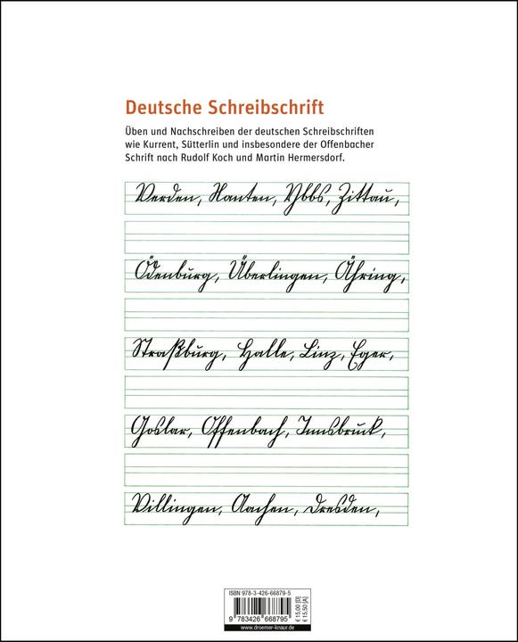 Produktbild Süss, Deutsche Schreibschrift (ÜB) (Deutsch, Harald Süss, 2003)