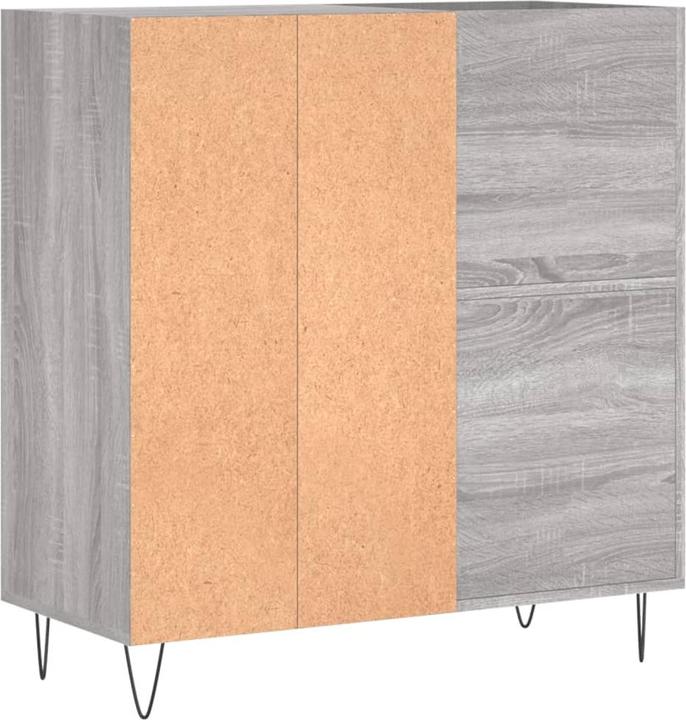 Image du produit VidaXL Plattenschrank Grau Sonoma 84,5x38x89 cm Holzwerkstoff