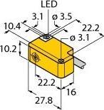 Produktbild Turck TURC BI2-Q10S-Y1X Induktiver Sensor KEMA 02 ATEX 1090X (Sensor)