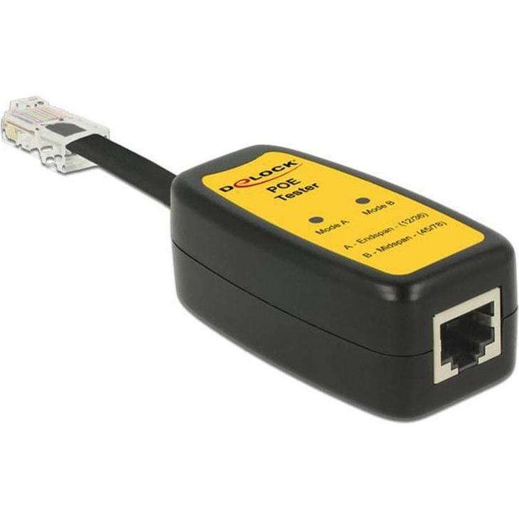Delock, Multimeter, Netzwerk PoE Tester A/B